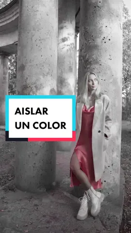 ¿Cómo aislar un color con tu celular? 🤩📲 #tutorial #perú #capcut