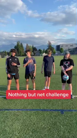 Nothing but net challenge #football #Soccer #futbol #nothingbutnet @Manchester City @whitecapsfc @Alphonso Davies #alphosodavies