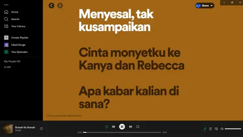 Balas @brammm_11 Hindia - rumah ke rumah #rumahkerumah #hindia #lyrics #lirik