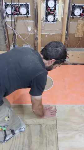 Curbless shower floor tips…enrollment opens 5/28 for our Beginner Curbless Shower Waterproofing course at https://homerepairtutor.com/course-offerings/ 👍🏼🔥#curblessshower #showerremodel #bathroomremodel #homerepairtutor