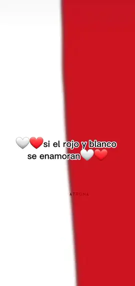#parati ❤🤍si el rojo y blanco se enamoran🤍❤