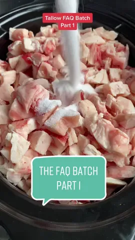 The FAQ Batch Part 1 #tallowtok #mirendatallow #tallow #beeffat #cookingtallow #sustainableliving  #selfsuffient #homesteading #mirendatok #FoodTok #oldways #foodhack