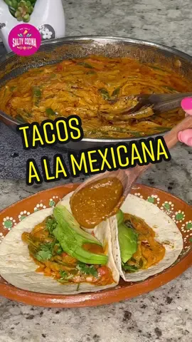 Creamy taco filling a la Mexicana! #tacos #tacotuesday #EasyRecipe #cheese