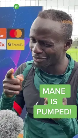 “Make sure you Liverpool fans are ready, we are!” 😅 Sadio Mane feeling PUMPED for the UCL final Saturday night #liverpoolfc #mane #ucl #uclfinal #footballtiktok