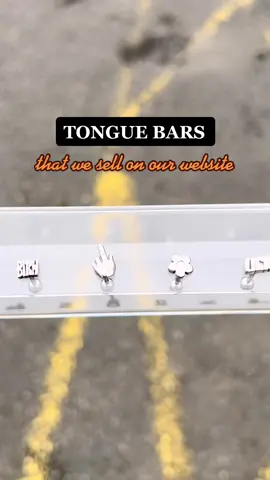 We’ve just added new tongue piercings to our website! 👽 #tonguepeircing #bodyjewellery #xyzbca #bodyjewelryshop
