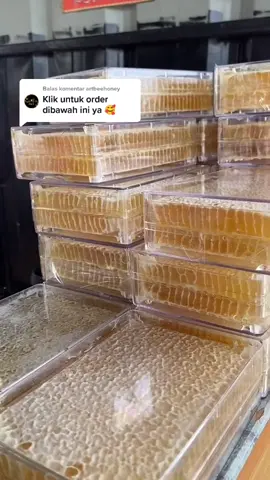 Balas @artbeehoney sarang madu enak terlezat no 1 🤤 Order Klik keranjang kuning ya🥰 #sarangmadu #madusarang #enak #fyp