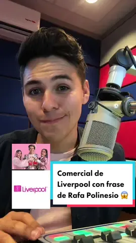 Comercial para Liverpool con frase de @platicapolinesia 😱 (Rafa)  #lospolinesios #rafapolinesio  #mitchperegrina #youtubers