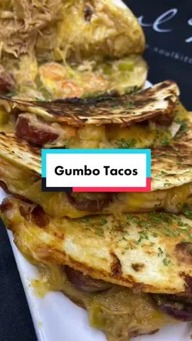 BET YALL NEVER HAD GUMBO TACOS🔥 #gumbo #foodtiktok #fyp #foryoupage