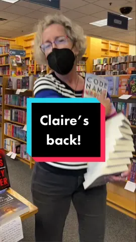 We told Claire about all her Tiktok fans. Now, after a national shortage of Code Name Verity copies, 😱 Claire is back with the anniversary edition (+some important advice)! #BookTok #bookrecs #bookish #readinglist #bookseller #booksellersoftiktok #codenameverity @Whalebone Magazine