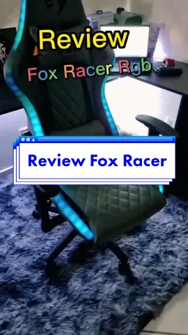 Review Cadeira Fox Racer Rgb #rbg #led #gamer #cadeiragamer #review #Gaymer #foxracer #fox #DIY #unboxing
