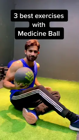3 BEST EXERCISES WITH MEDICINE BALL#motivation #foryou #fat #tranformation #Fitness #posture #workout
