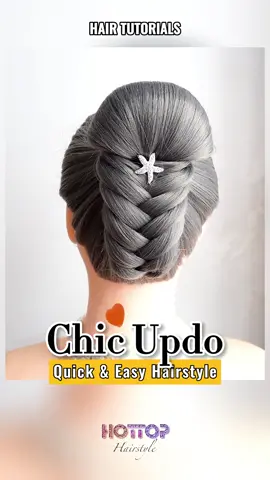 #hairstyle #hairtutorial #braid #updo #fyp #foryoupage #fypシ゚viral #uk #usa #chic #elegant #makeup #hottopstyle #hottop #topstyle