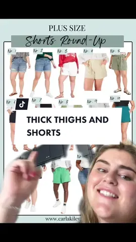 thick thighs doesn’t mean you can’t wear shorts this summer!!!! #plussizefashion #theplusside #curvyconfidence #confidence #plussizeedition #plussize #size20 #size22 #putconfidenceonfirst