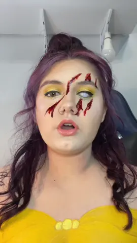 Disney Twisted Tales: Belle🥀🦁 ⚠️sfxmakeup⚠️ #greenscreen #beautyandthebeast #belle #beast #disneymakeup #disney #twistedtales #makeup #mua