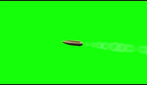 how to add bullet used green screen