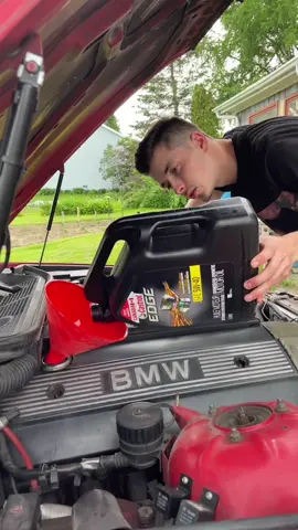 That ✨bmw lifestyle✨ 😅 #bmw #oil #e36 #fyp
