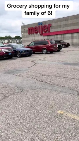 Grocery shopping for my family of 6! #groceryshopping #grocerystore #groceries #shopping #groceryhaul #meijer #haul #FoodTok #momtok #budget