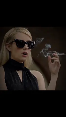 luxury smoking✨🚬.                                          #madisonmontgomery #ahs #emmaroberts #ahsapocalypse