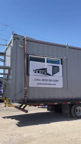 We deliver nationwide!❤️ We give you a 0% interest loan for 24 months so it cash flows the WHOLE time.#bobscontainers#containerhome#shippingcontainer