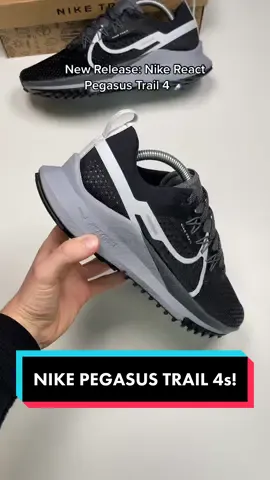 What do you think on the new Nike React Pegasus Trail 4s? 🤔 #Nike #Sneakers
