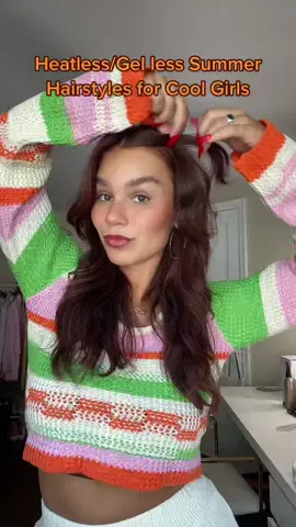 For the days you don’t want to put heat or slick your hair to the nines 🤷‍♀️💗 #hairstyles #hairtok