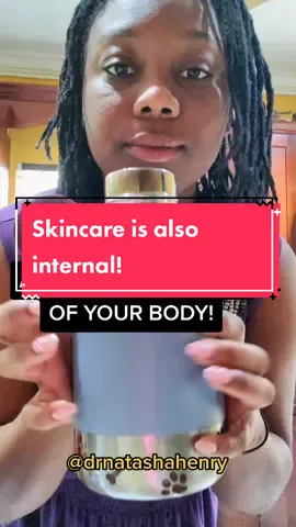 @drnatashahenry Just your daily reminder to take care of your skin from within 💛#skincareblogger  #skincaretips #greensmoothierecipes #glowingskintips #skincarecommunity #skincaredoctor