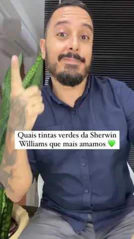 Os verdes que amamos da @sherwinwilliams 💚💚 #sherwinwilliams #tintaverde #maiscorporfavor #decoraçãoverde #decoraçãodeinteriores #projetodeinteriores #decoraçãoafetiva #designdeinteriores