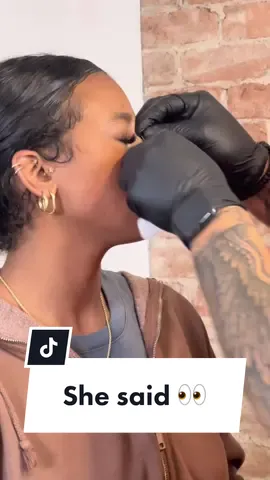 She said 👀!!!  Shooketh. #nose #nosepiercing #pierced #piercing #fypシ #foryou