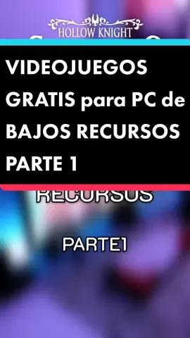 #videojuegos GRATIS para #pcbajosrecursos. #juegosgratis #juegos #videojuegosgratis