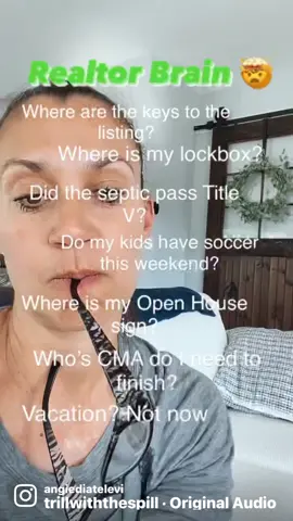 Realtor Brain is real!!🤯. But wouldn’t have it any other way!                                           #fyp #luxuryhomes #marealtor #bostonrealtor #marealestateagent #yourgotorealtor #sellinghomes #momlife #franklinma #massachusetts #hopkintonma