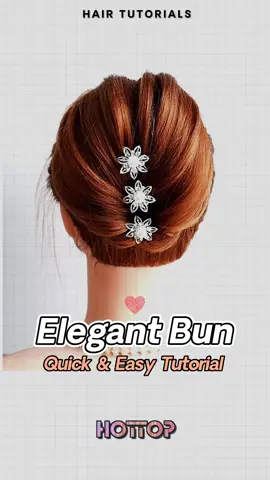 Easy bun, try! #hairtutorial #fyp #fypシ #usa #makeup #hottopstyle #hair