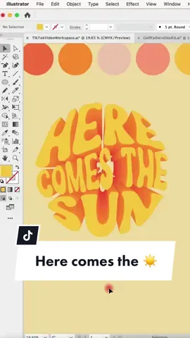Hello ☀️ #designtipsforbeginners #dailygraphicdesign #learngraphicdesign #adobetutorials #adobetools #adobetip #graphicdesigntok #illustratortip