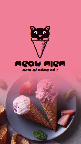 Thiết Kế Logo Quán Kem #designk500 #dcgr #logo #thietkelogo #namelogo #trending #xuhuong