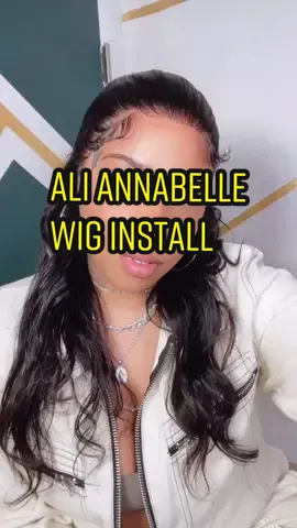 @Ali Annabelle Hair  glueless wig install full video: YouTube.com/Jdevinci #wig #wiginstall #lacefront #aliannabellehair