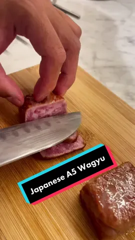 Trying Wagyu for the first time 🥰 #fyp #foryou #xyzbca #wagyu