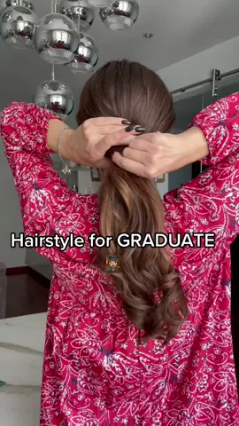Graduate hairstyle👍#hairhacks #hairstylist #hairhacktiktoks #hair