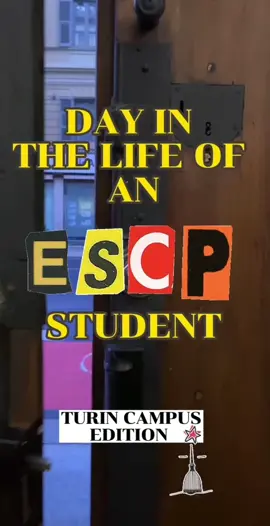 Typical day as a student in ESCP Turin #ESCP #studentlife #collegedayinmylife #turin #exchangestudent #unitok