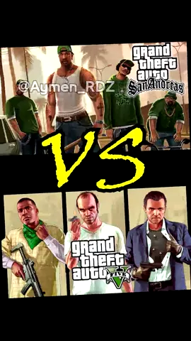 GTA 5 VS GTA San Andreas #fyp #gta5vsgtasanandreas #gtaonline #comparison #gtasanandreas