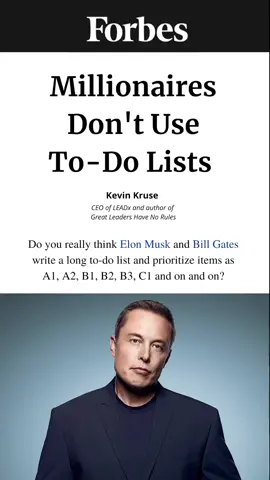 Millionaires don’t use to-do lists, they Time Box. #productivity #timemanagement #fyp