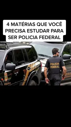 Matérias que você precisa estudar para ser Policial Federal #concursopf #policiafederal #policialfederal #concursopublico #concursopoliciafederal