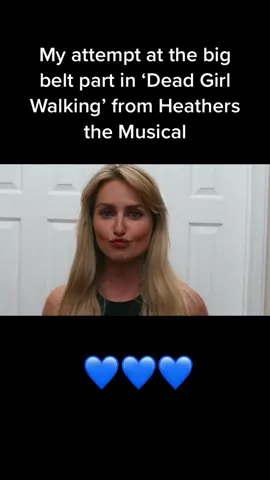 My attempt at the big belt part in ‘Dead Girl Walking’ from Heathers the Musical 💙 #femalesinger #femalesingers #femalevocal #musicaltheatre #musical #femalevocalists #femalevoice #singer #vocalcoaching #vocalcoach #singingteacher #bigbelt #rockbelt #heathers #heathersthemusical #heathersmusical #heathersmusicaluk #veronica #veronicasawyer #deadgirlwalking