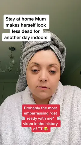 Just for fun, I do not recommend any techniques or products used in this video 😂#getreadywithme #stayathomemum #mumlife #howtolooklessdead #lazymum #fyp