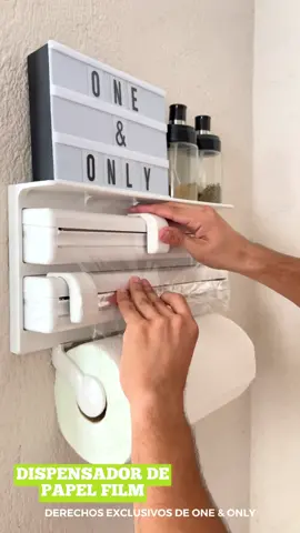 REGRESÓ🤩 Dispensador 3 en 1 para papel toalla, papel film y papel aluminio‼️ y lo mejor de todo es que puedes usarlo como repisa para poner tus especies o botes de salsas en la parte superior😉 ✅ DetallesInstalación: tornillos para mayor finesa ✅ Precio $15.00✅ WhatsApp 7588 4653📲 https://wa.me/message/SUQ67VC7BU7IO1#Dispensador #Papelaluminio #Papelfilm #Papeltoalla #Cocina #Orden #OneAndOnly_SV
