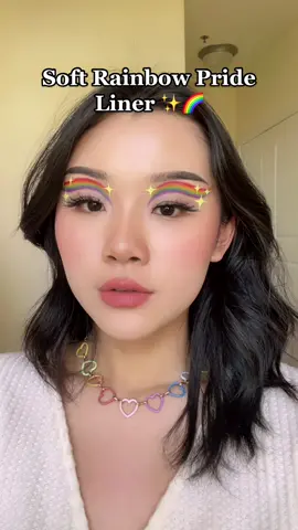 the sparkles add ✨flavor✨🌈 #pridemakeup #rainbowmakeup #eyelook #eyemakeup #pridemonth #rainboweyeshadow #pridelook