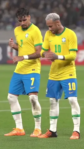 Vai ser tchuco tchuco nela 🕺 #neymar #neymarjr #paquetá #cbftv #seleçãobrasileira #seleção #futebolbrasileiro