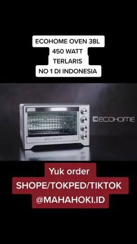 ECOHOME OVEN 38L 450WATT #batmanbangkit #serumgakharusmahal #ecohome #fyp
