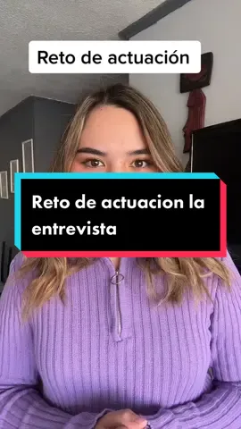 Pueden elegir el tono que quieran para sus diálogos😅#entrevista#comedia#retodeactuacion #ActingChallenge#actuacionconmelinna#chile#humor#duos
