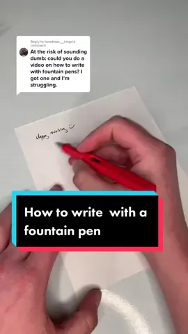 Reply to @heartless__kings I hope this helps you write with your #fountainpen! #pen #pentok #stationerytok