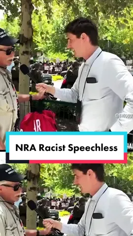 Ana reacts to racist gun-nut at NRA Convention. #fyp #anakasparian #news #politics #NRA #guncontrol #racist