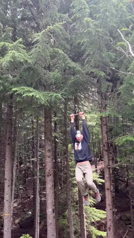 How to risk your phone for a shot 🤣.  #grindhardplumbingco #sentandbent #zipline #pov #firstperson